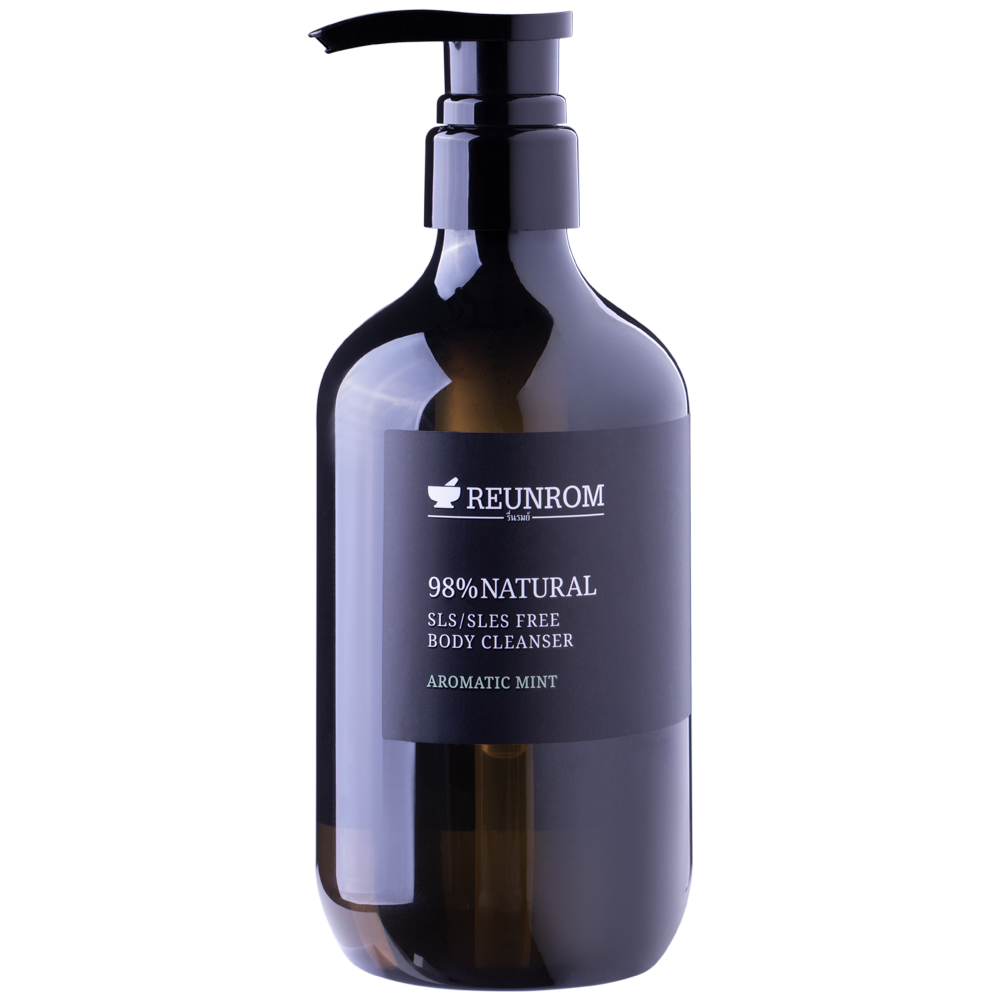 98% Natural SLS/SLES Free Body Cleanser 500ml Reunrom Aromatic Mint
