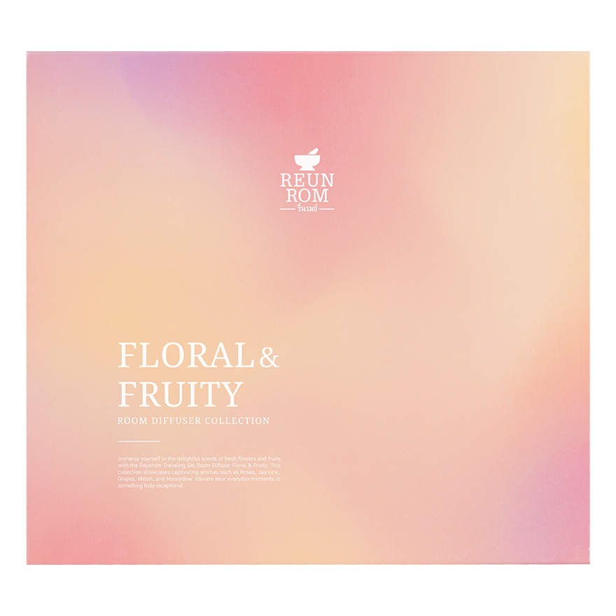 Traveling Set Room Diffuser 30ml x 4Pcs Reunrom Floral & Fruity - Image 2