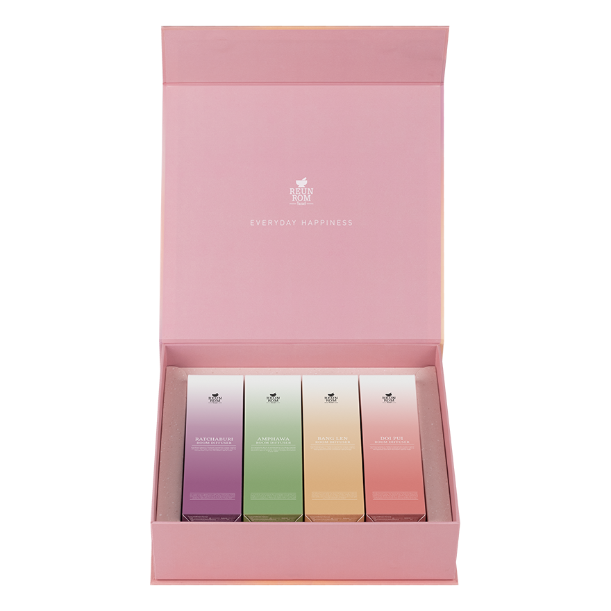 Traveling Set Room Diffuser 30ml x 4Pcs Reunrom Floral & Fruity